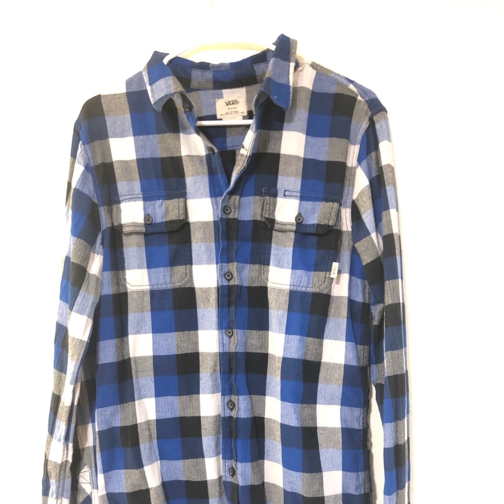 Vans Blue Plaid Shirt